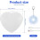 Love Wallet Tote Bag med LED-lys, 6 stk. 4