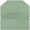 Green A7 V-Flap Envelopes 5x7 inches 50 pcs 1