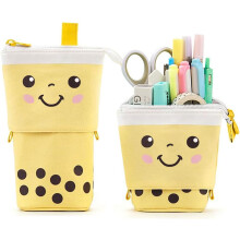 Kawaii álló tolltartó sárga tolltartó 1 db