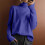 Pull en maille pour femme, manches longues, col rond oversize 8
