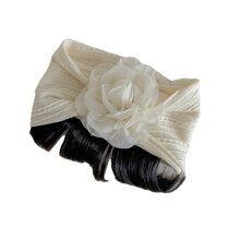 Baby-Blumenhaarband, Unisex, weiche Kopfbedeckung