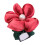 Coletero floral con perlas (3 unidades) 8