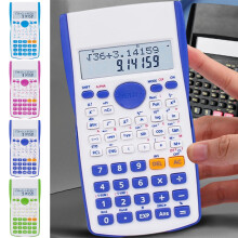 Calculator științific portabil pentru studenți, albastru