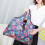 Sacs de courses pliables et réutilisables, grand format, en nylon indéchirable (lot de 6). 3