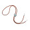 Western-style braided necktie for men1piece 1