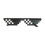 Γυαλιά ηλίου μωσαϊκά με σχέδιο pixel Unisex 1 ζευγάρι 1