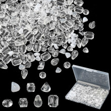 Cuentas acrílicas de estilos variados, transparentes, 5~10x6~12x4~8 mm, 30 unidades