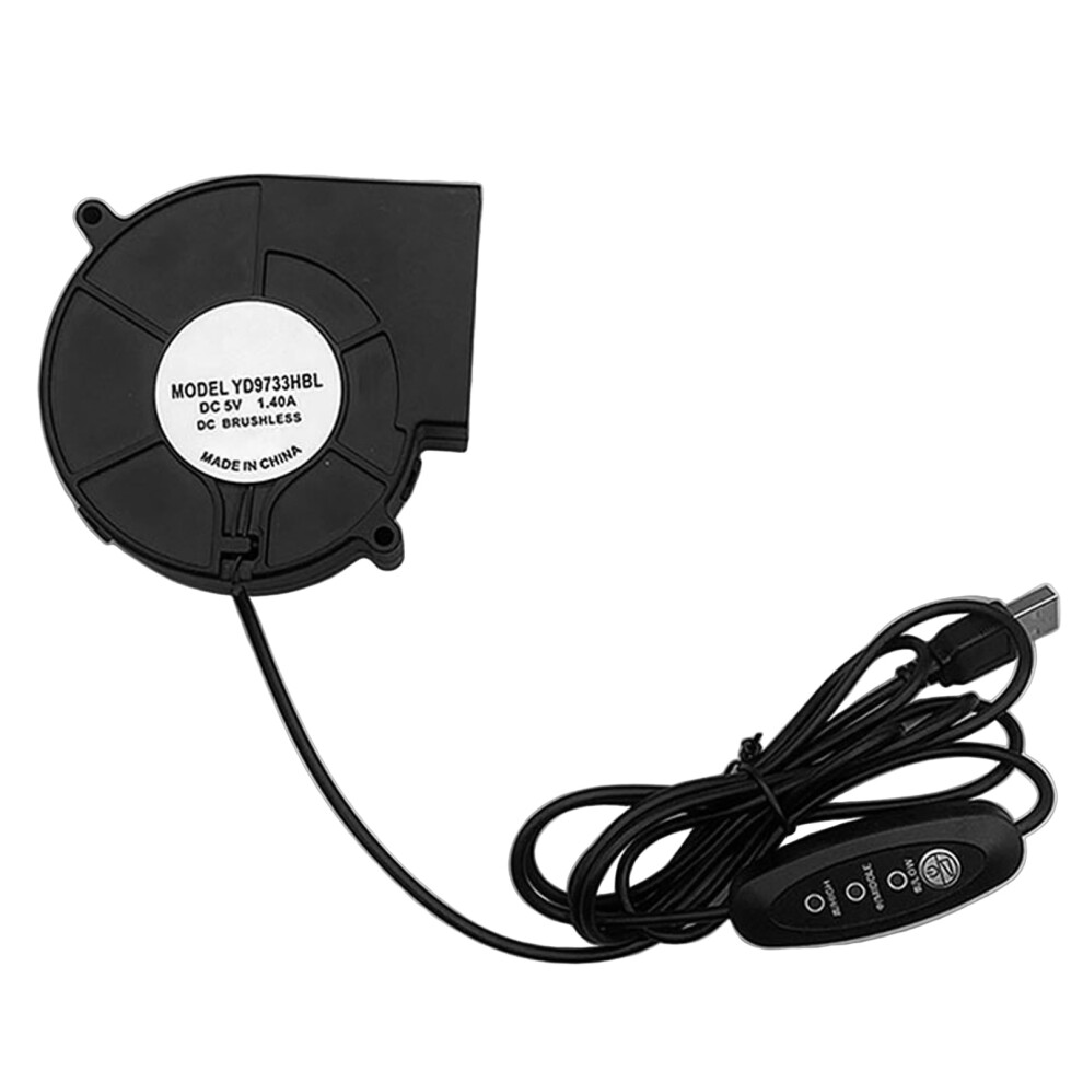 Usb Blower Fan 5V Adjustable Speed Portable 974856929061