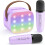 Mini Karaoke Machine Portable Bluetooth Speaker with 2 1