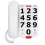 Fasttelefon med store knapper for eldre med visuell eller 2