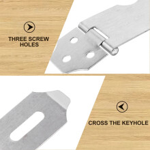Stainless Steel Door Hasp Clasp 20 pcs