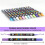 Μαρκαδόροι Ακρυλικών Χρωμάτων Διπλής Άκρης 1.5mm 24/48/72 Χρώματα 8