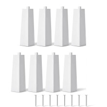 Aluminum Siding Corner Caps White 8 Inch 8 Pcs