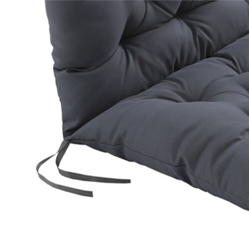 Waterproof Backrest Swing Cushion, 2-3 Seater Patio Swing Replacement Pad, Multi Sizes, Gray 100x100x10cm 1