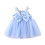 UFOUND Mädchen-Sommerkleid mit Blumenmuster, ärmellos, Rüschen, Schleife 3