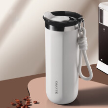 Mug isotherme en acier inoxydable 500 ml (17 oz) blanc
