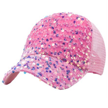 Casquette de baseball à paillettes respirante unisexe pour les sports de plein air