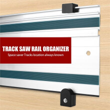 2Pc Track Rack voor Gidsrail Gidsrailhouders voor Trackzaag Gidsorganizer