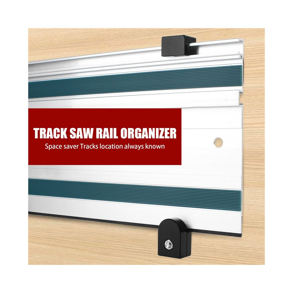 2Pc Track Rack For Guide Rail Guide Rail Holders For Track Saw Guide Organizer 6033869559802