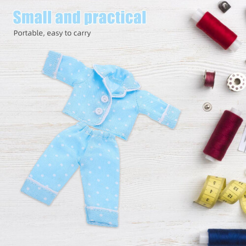 Mini doll pajamas with eye mask set 2