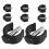 Toilet Safety Rails Locking Clips Replacement Black Plastic 7