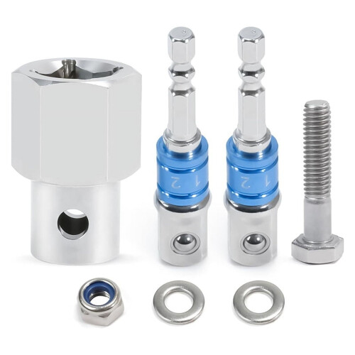Stainless Steel Trailer Jack Crank Handle with Cordless