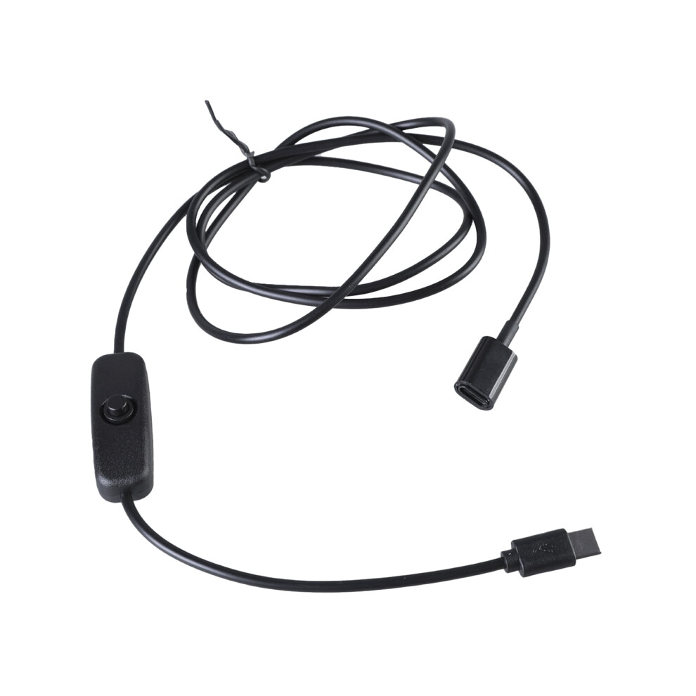 Usb-C Male To Female Charging Cable 3A 5V With Switch 968604399312