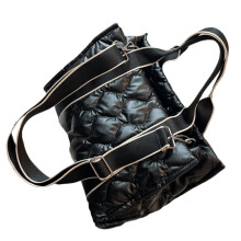 Black Nylon Shoulder Tote for Women Large Capacity 1 Pack