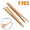 Pinzas de bambú para alimentos, 18 cm, 2 piezas 2