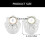Acrylic Shower Faucet Knobs Set of 2 for Camper Sink 5