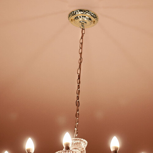 Fan Chandelier Ring Pendant Lamp Canopy 2