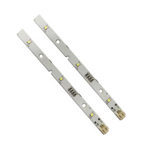 2 phíosa Stiallacha Solais LED Comhpháirteanna do Chuisneoirí a Chinntíonn Gile i Samhlacha MDDZ162A1629348 1529227Bán Fuar