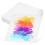 Aquarelkaarten, blanco vierkant, wit karton, 50 stuks 6