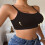 Seamless Sports Bra with Adjustable Straps and Breathable 5