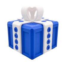 Cutie de cadou enervantă cu șuruburi – Cutie de bani în formă de farsă, Carcasă amuzantă imprimată 3D (alb, 7x7x6cm), Compatibilă cu