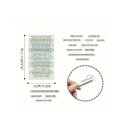 Inspiroivia lainaustarroja Macaron Retro 406 kpl 2