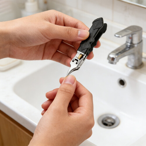 Cortadores de unhas para unhas grossas dos pés com lâminas curvas e 2