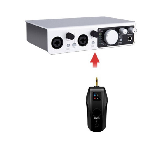 Wireless Microphone  Receiver with 3.5mm Connector Audio Receiver for Microphone 2