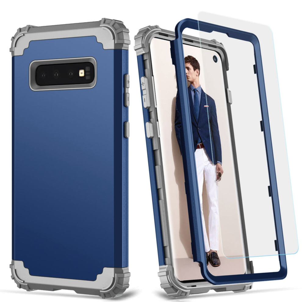 Galaxy S9 Plus Case With Tempered Glass And Dual-Layer 9122141576273