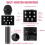 Micro karaoké Bluetooth sans fil noir 5 en 1 6
