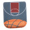 Mousepad de basquete com apoio para pulso em silicone (1 unidade) 5