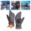 Unisex-Winterhandschuhe, 3-Finger-Touchscreen, warm und winddicht 1