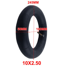 Electric Scooter Vacuum Tire 10 Inch 10x2.50 Black
