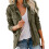Jaqueta Cargo Feminina Lisa Oversized com Zíper e Múltiplos Detalhes 2