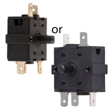 Interrupteur rotatif pour radiateur électrique d'appoint, 3 et 5 broches, 250 V CA