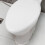 Universellt toalettsitsskydd V-format plast 1 set 6