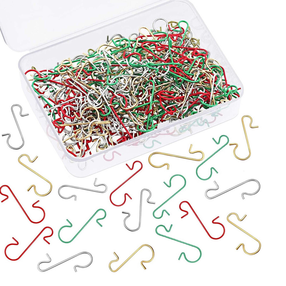 Christmas Ornament Hooks Multicolor 50-Pack 908436626958
