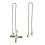 HEVIRGO metal retro ceiling fan pull chain extender set 2