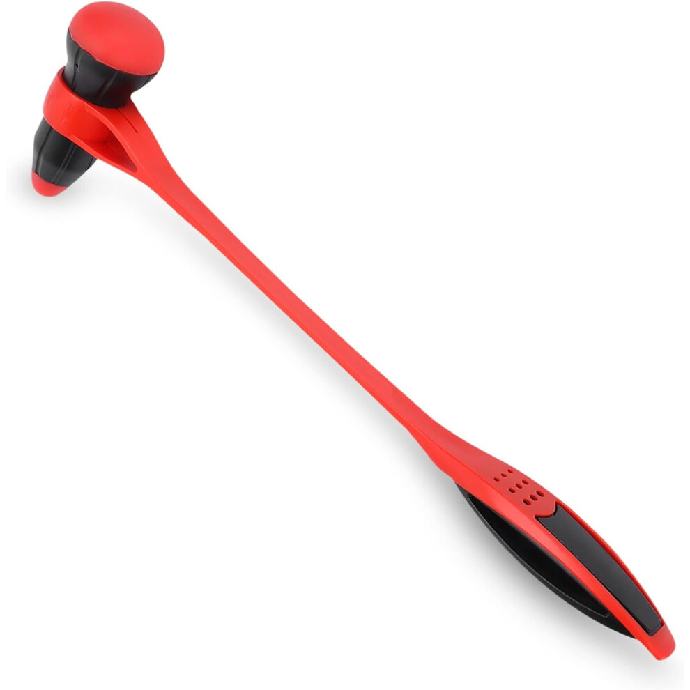 Body Massage Hammer Silicone Bendable Handheld Massager Red
