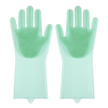 Silicone Dishwashing Gloves Reusable 1 Pair